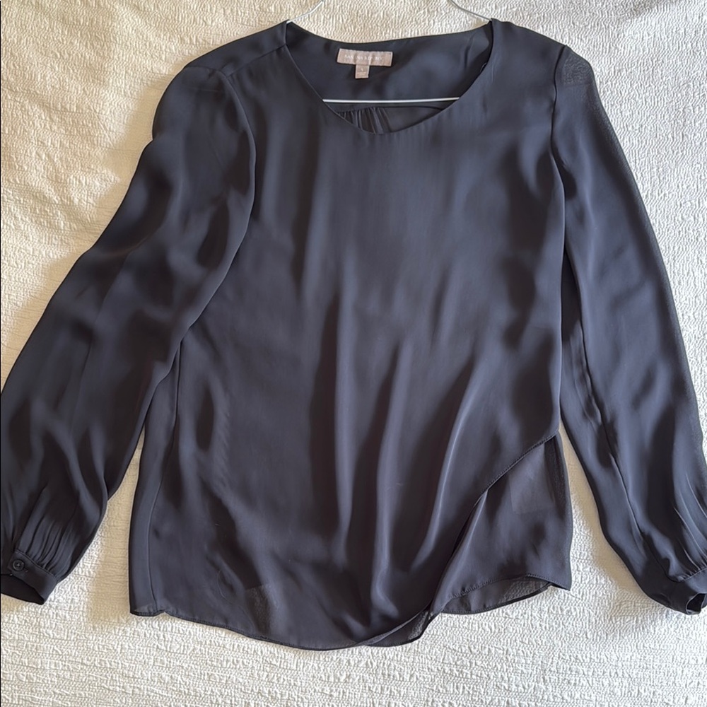 Women’s Banana Republic Charcoal Grey Blouse